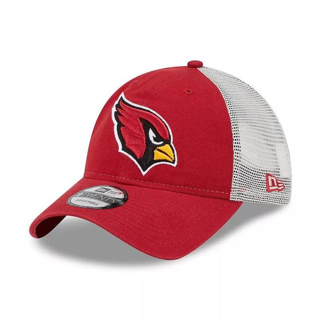 Mens New Era Cardinal/Natural Arizona Cardinals Loyal 9TWENTY Trucker Hat Product Image