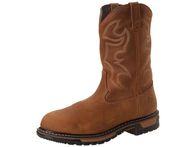 Rocky Original Ride Waterproof Branson Roper Mens Western Work Boots Product Image