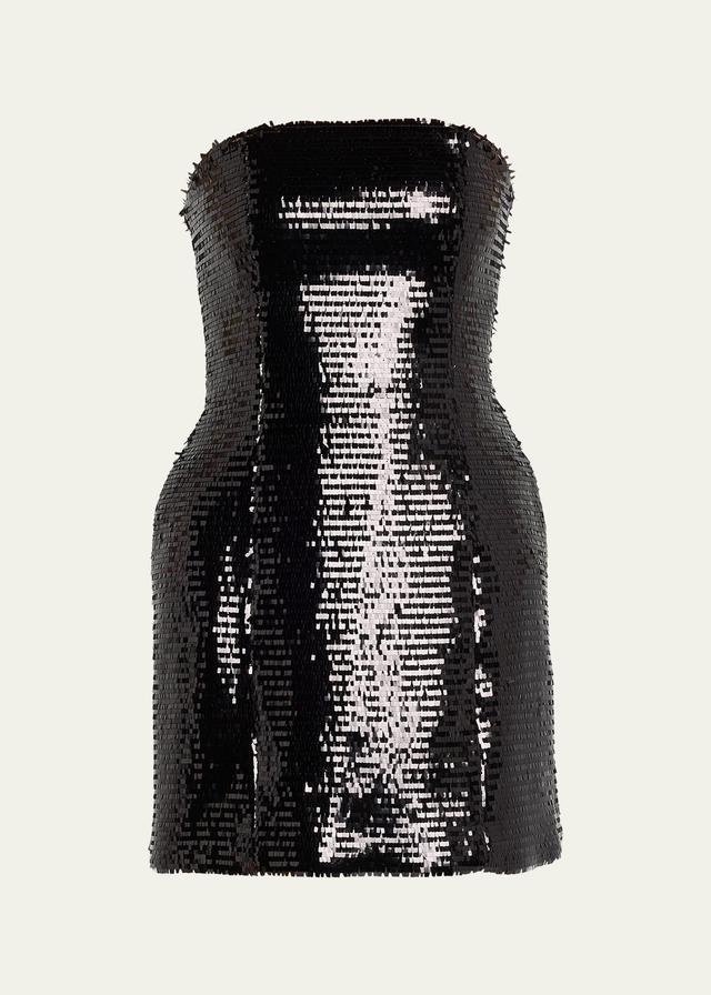 A. L.C. Elsie Strapless Sequin Minidress Product Image