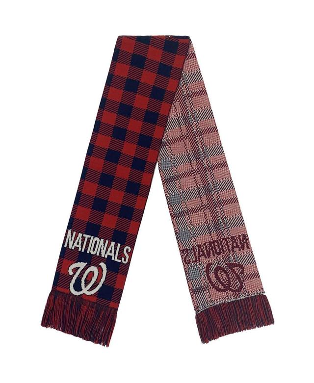 FOCO Washington Nationals Plaid Color Block Scarf Product Image