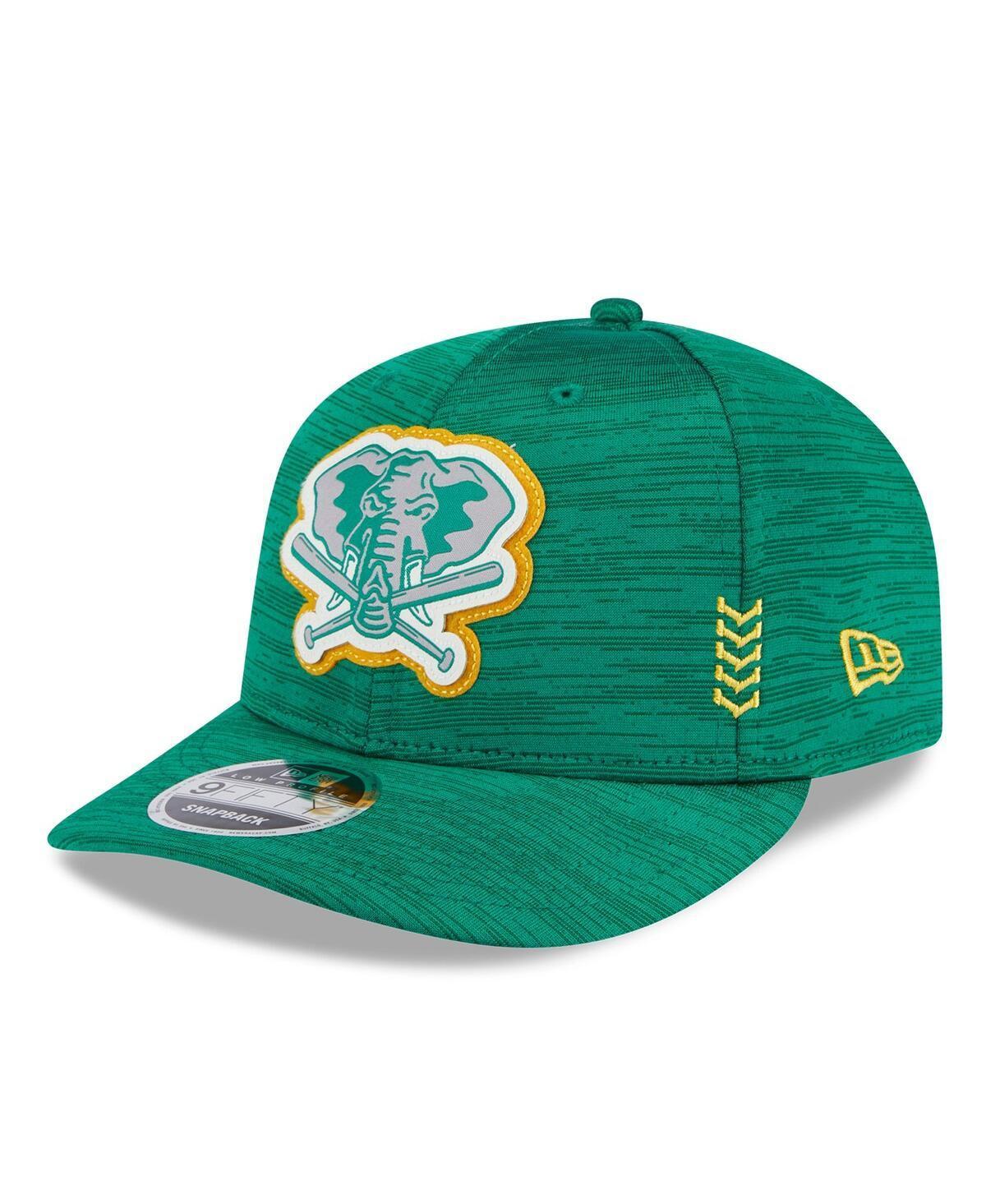 Mens New Era Green Oakland Athletics 2024 Clubhouse Low Profile 59FIFTY Snapback Hat Product Image