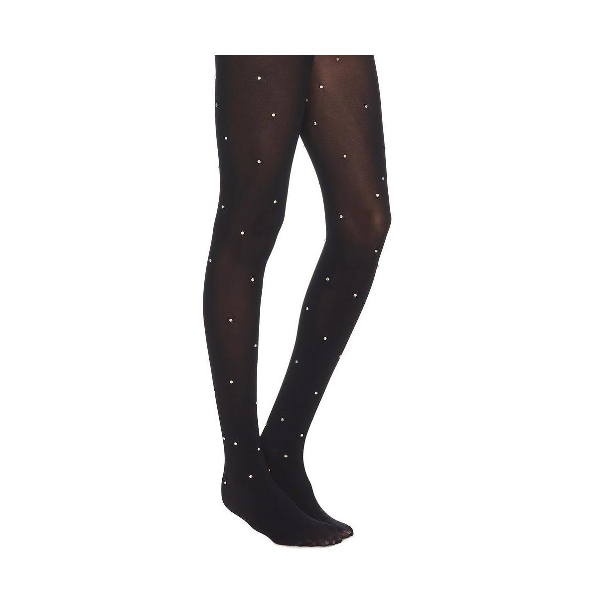 Stems Womens Crystal Sheer Tights Product Image