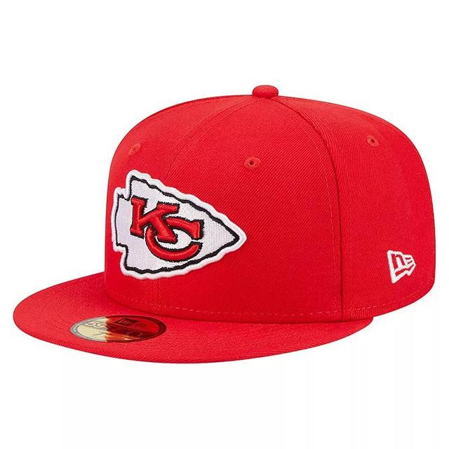 Mens New Era Kansas City Chiefs Main 59FIFTY Fitted Hat Product Image