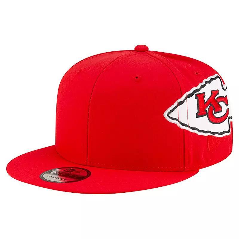 Mens New Era Kansas City Chiefs Helmet 9FIFTY Snapback Hat Product Image