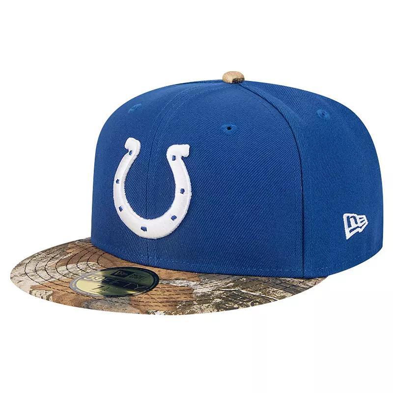 Mens New Era Royal Indianapolis Colts Active Two-Tone Camo 59FIFTY Fitted Hat Product Image