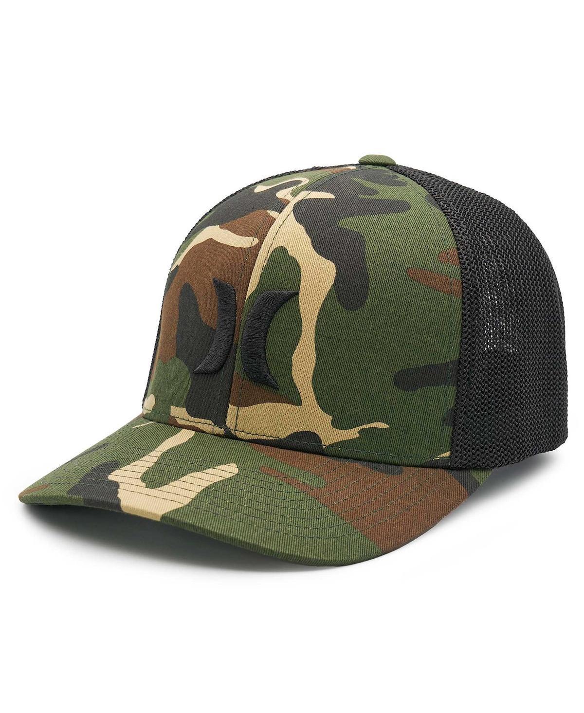 Hurley Mens Camo Laguna Icon Trucker Flex Hat Product Image