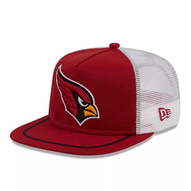 Mens New Era Cardinal/White Arizona Cardinals Original Classic Golfer Adjustable Hat Product Image