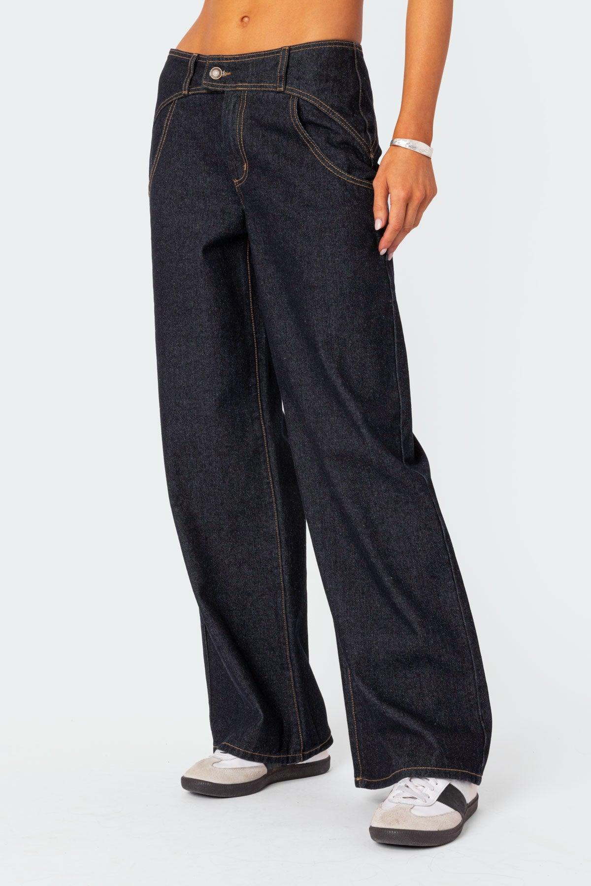 Western Low Rise Jeans Product Image