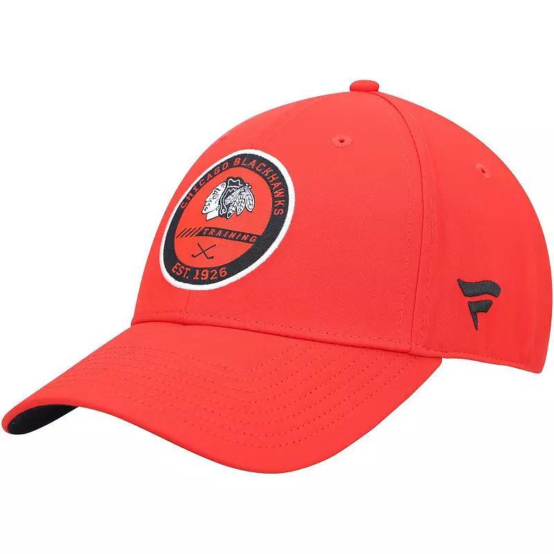 Mens Fanatics Branded Chicago Blackhawks Authentic Pro Team Training Camp Practice Flex Hat Product Image