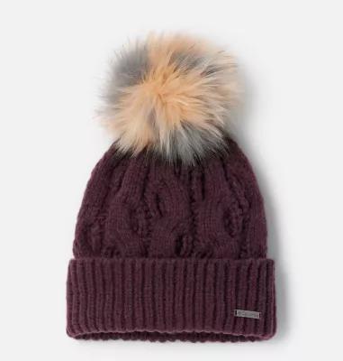 Columbia Women's Boundless Days Cable Knit Pom Beanie- Product Image