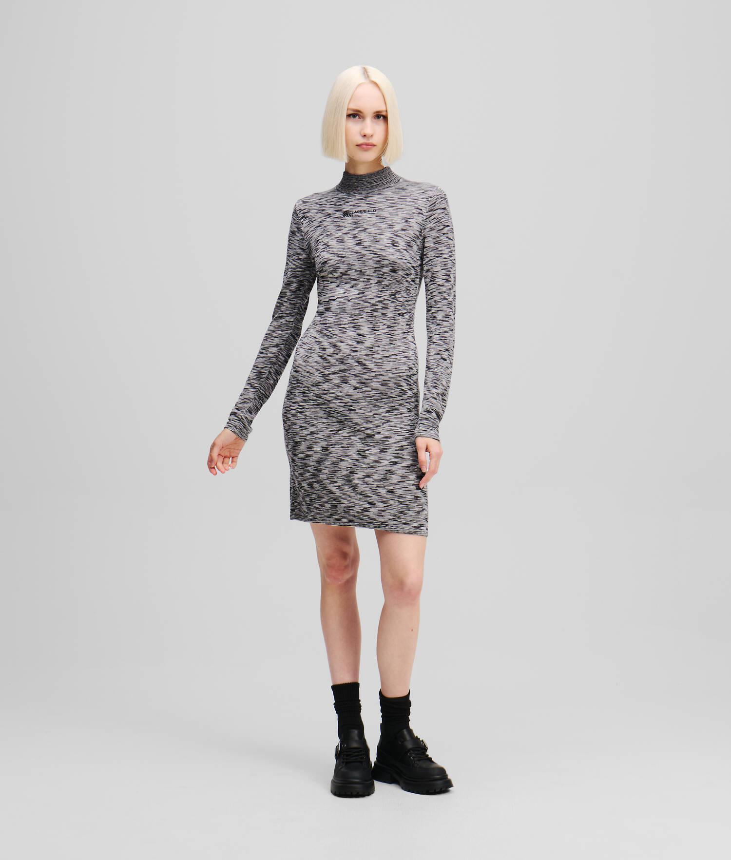 LONG-SLEEVED KNIT DRESS Product Image