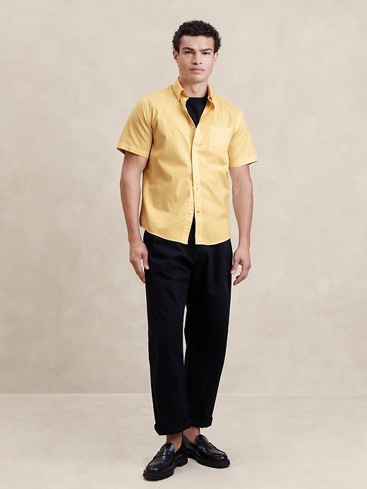 Slim Summer Cotton Shirt Product Image