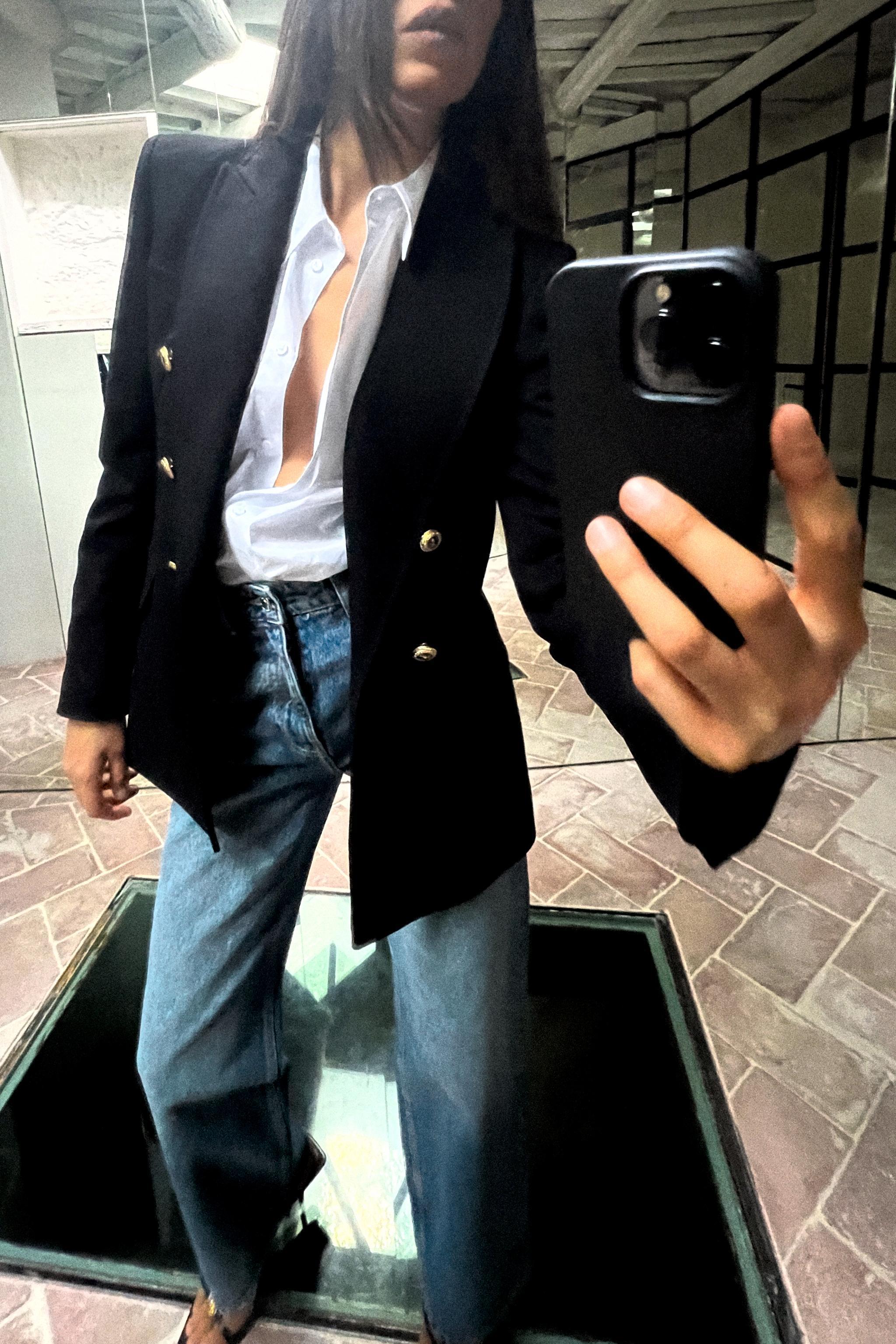 TAILORED DOUBLE BREASTED BLAZER Product Image