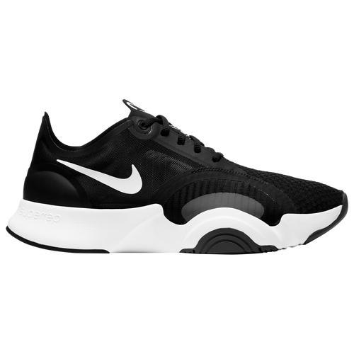 Nike Womens SuperRep Go - Training Shoes White/Black/Dark Smoke Grey Product Image