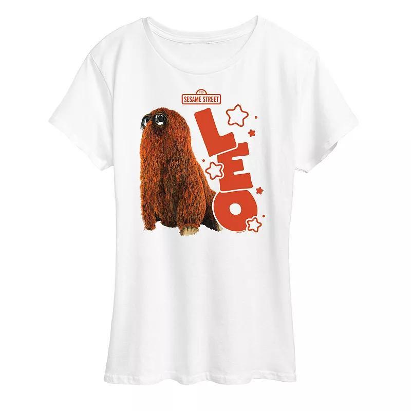 Womens Sesame Street Mr. Snuffleupagus Leo Graphic Tee Product Image