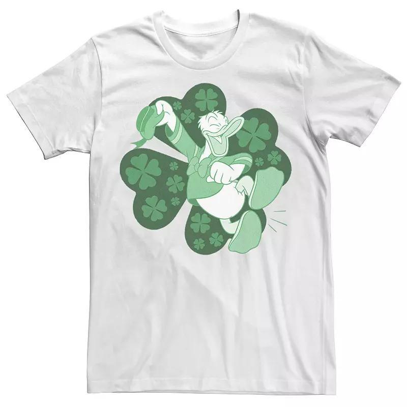 Disneys Mickey And Friends Mens St. Patricks Day Donald Duck Tee Athletic Grey Product Image