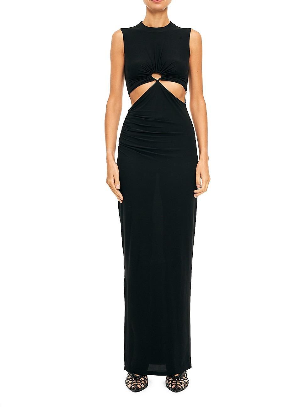 Womens Cut-Out Maxi Dress Product Image