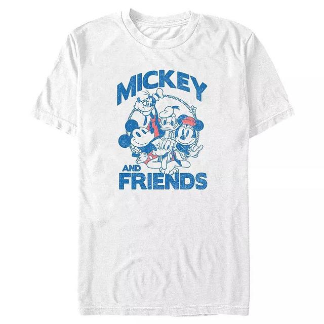 Disneys Mickey Mouse And Friends Classic Big & Tall Graphic Tee, Mens Product Image