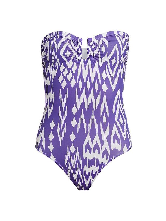 Womens Warm Bustier One-Piece Swimsuit Product Image