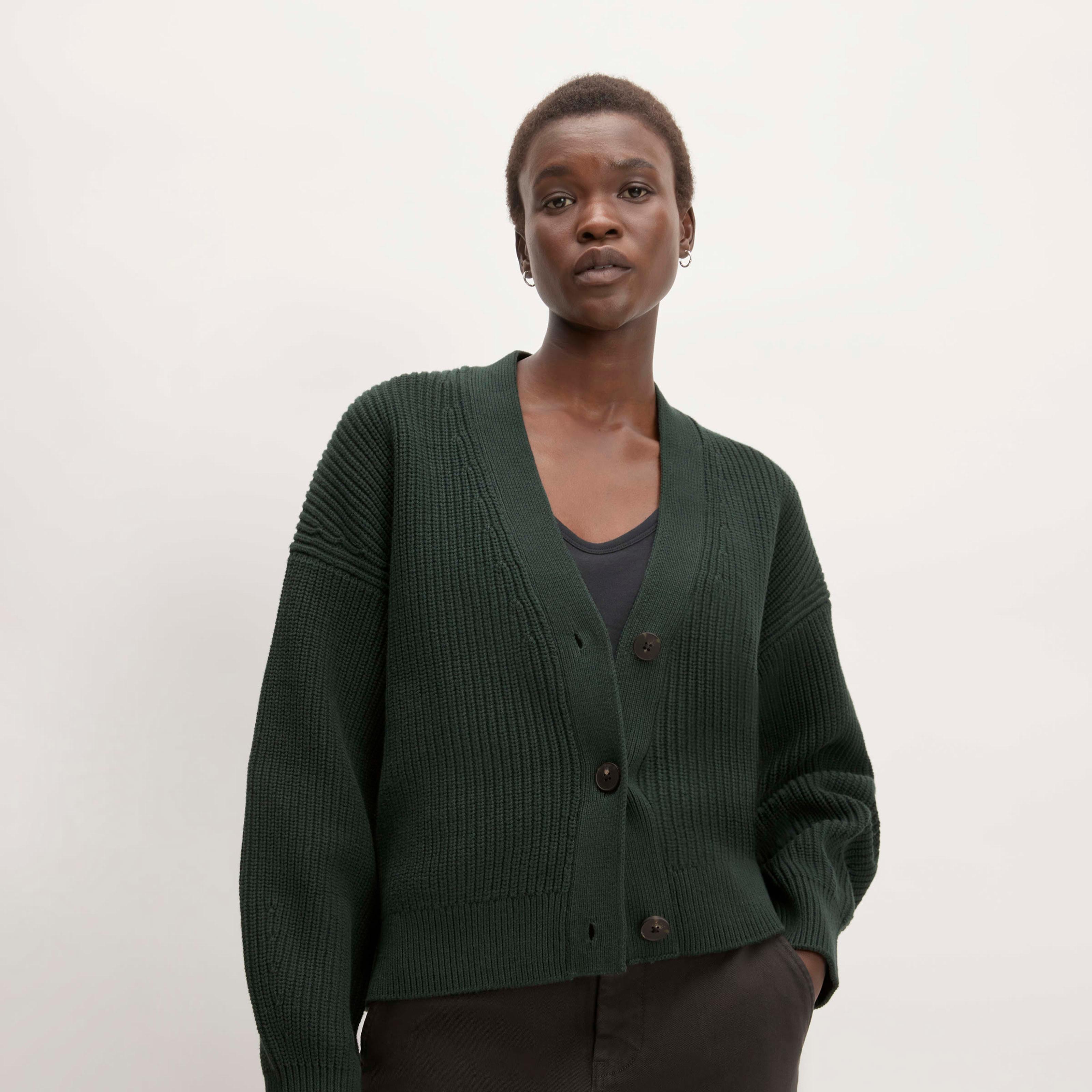 The Boxy Cardigan in Everyday Cotton Product Image