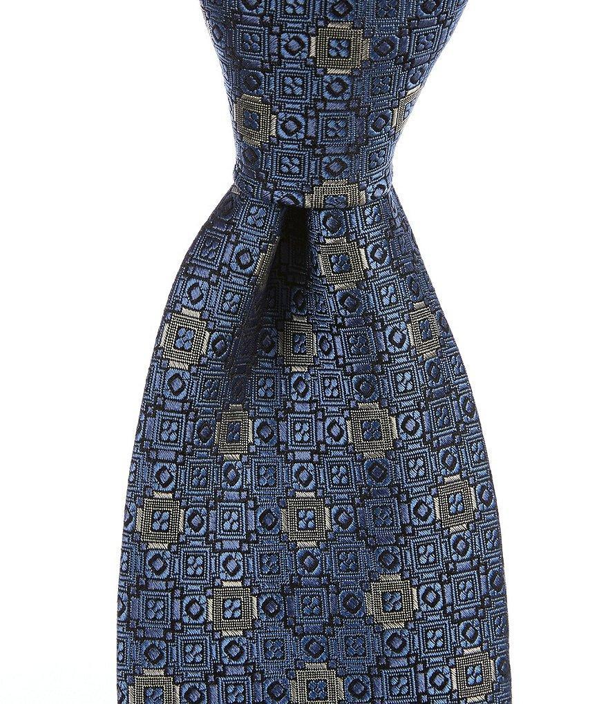 Cremieux Boxes Pattern 3 1/3#double; Silk Tie Product Image