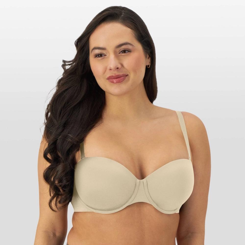 Bali Women's Full Coverage Underwire Multiway Strapless Bra - Taupe 40C Product Image