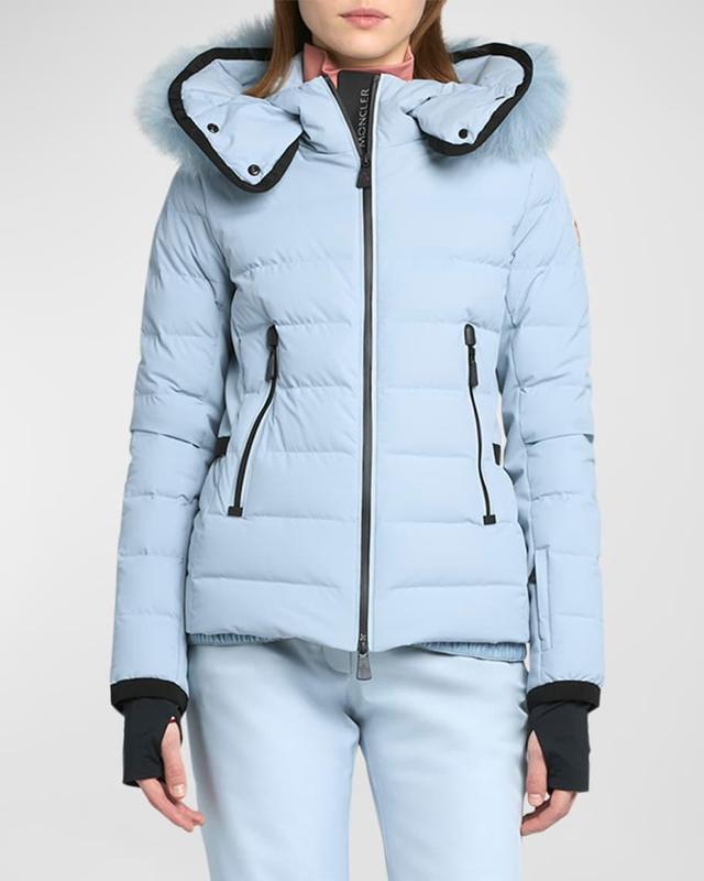 Lamoura Puffer Jacket with Shearling Trim Product Image