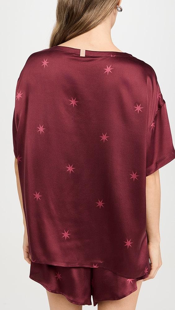 Lunya Washable Silk Tee Short Set | Shopbop Product Image