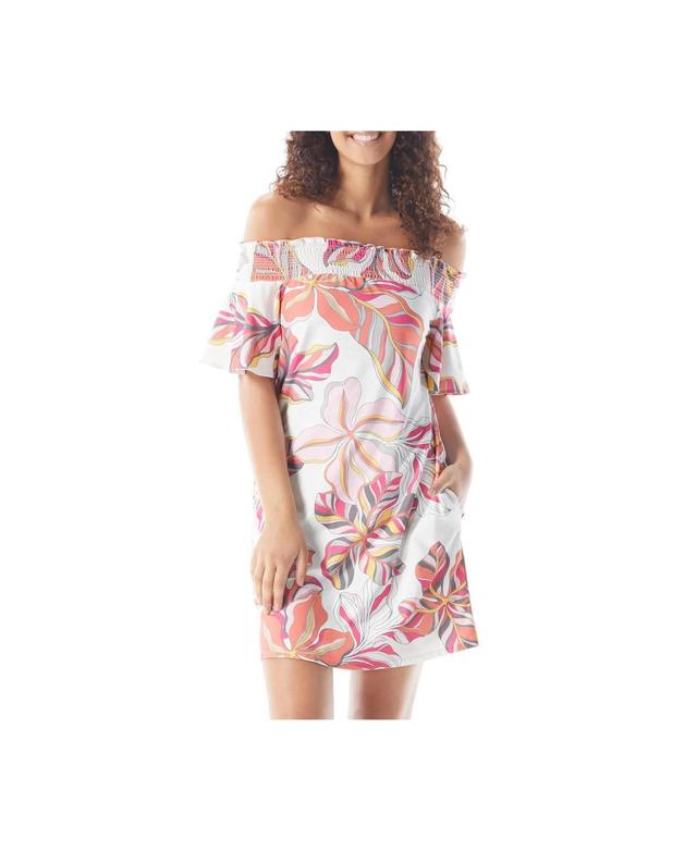 Beach House Style Womens Megan Off the Shoulder Dress Product Image