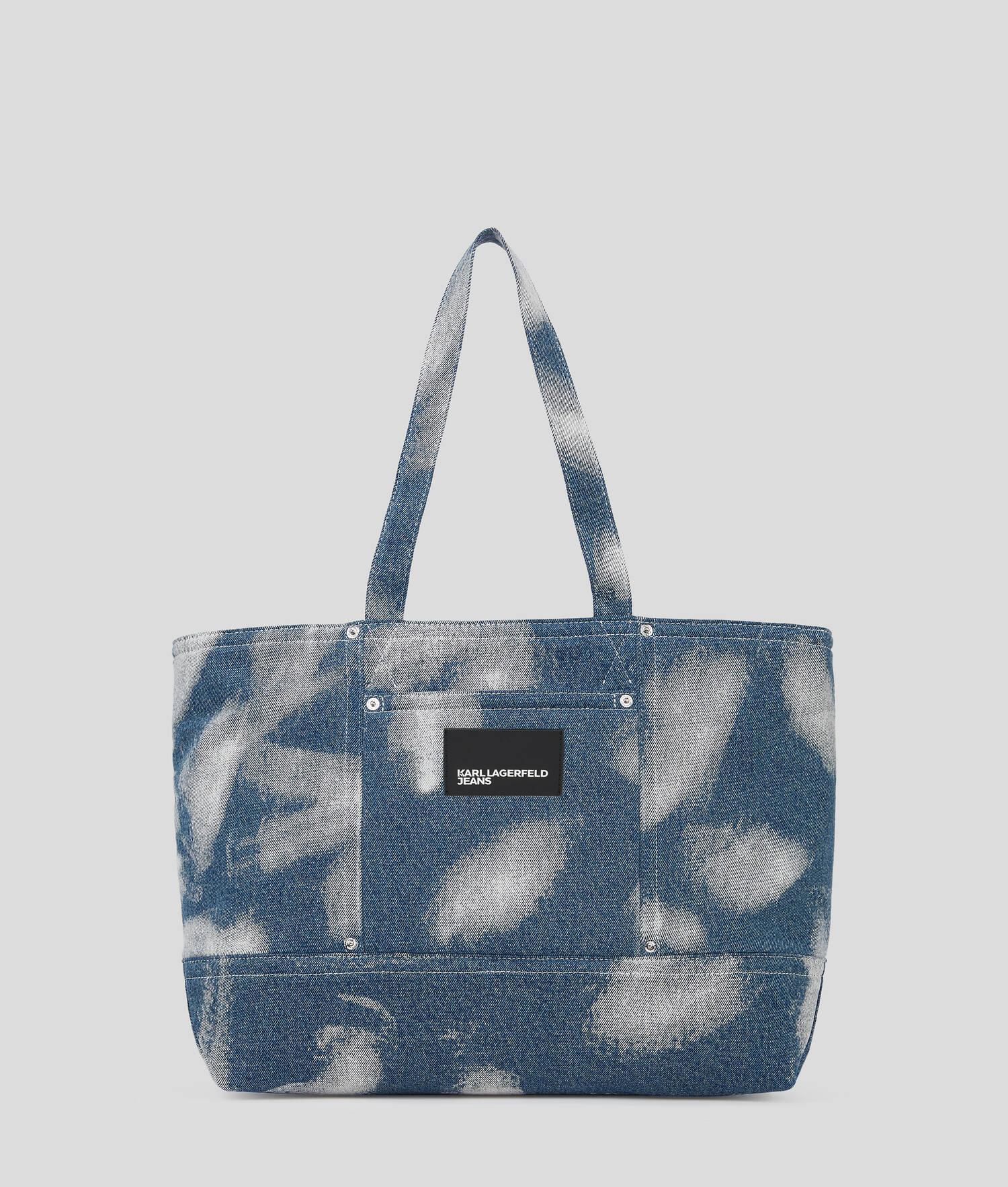 BLEACHED DENIM SHOPPER Product Image