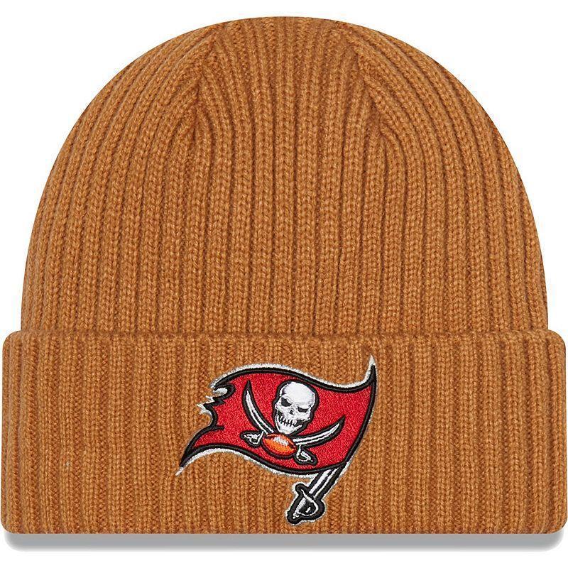 Mens New Era Tampa Bay Buccaneers Core Classic Cuffed Knit Hat Product Image