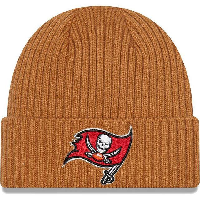 Mens New Era Tampa Bay Buccaneers Core Classic Cuffed Knit Hat Product Image