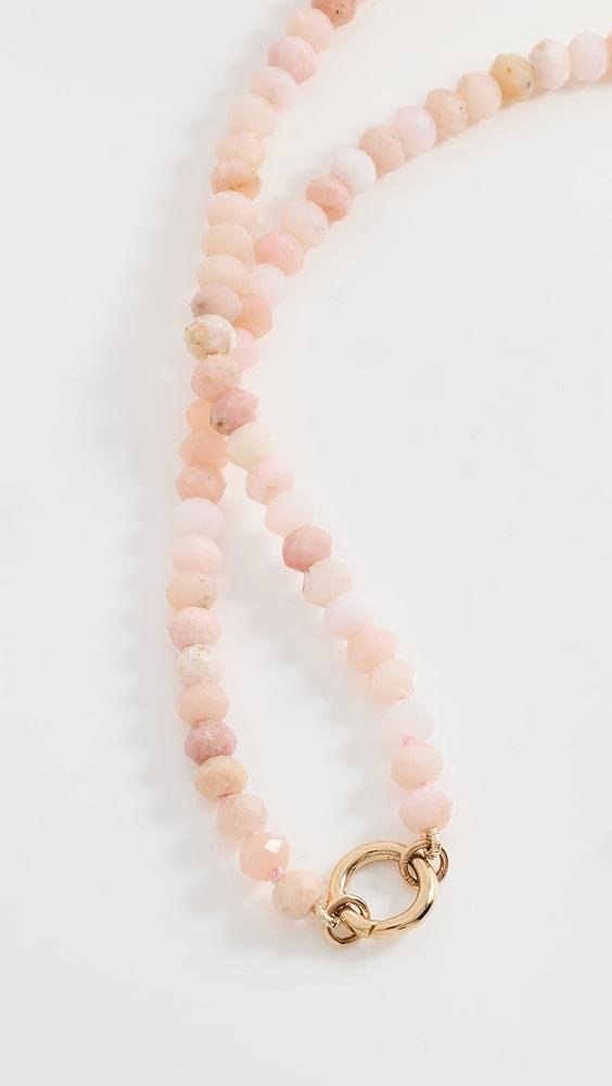 Zoe Chicco 14k Gold Pink Opal Beads Necklace | Shopbop Product Image