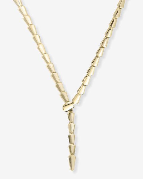 XL Serpent Lariat - Gold Product Image