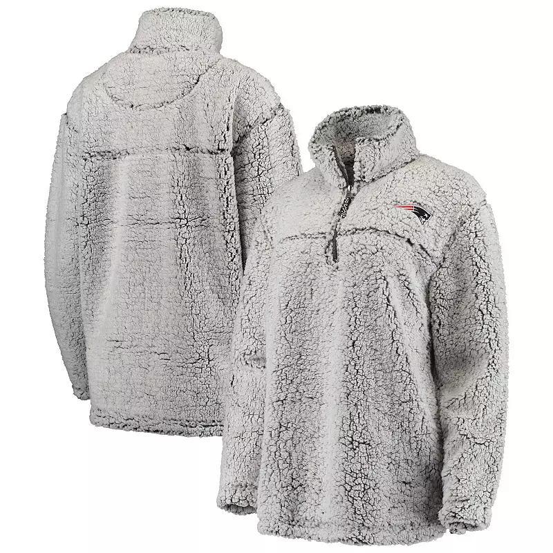 Womens G-III 4Her by Carl Banks Gray Arizona Cardinals Sherpa Quarter-Zip Pullover Jacket Product Image