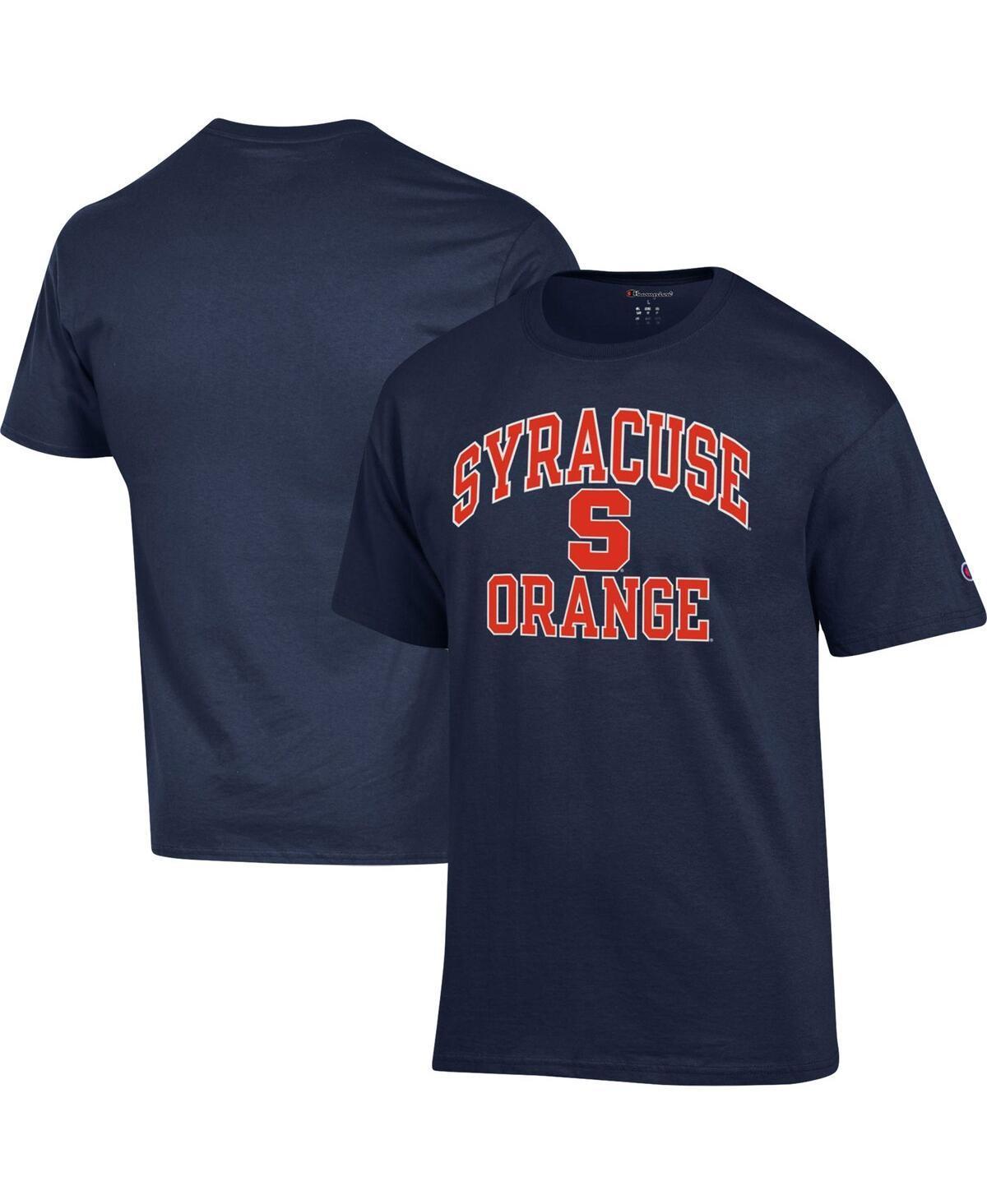 Mens Champion Navy Syracuse Orange High Motor T-shirt Product Image