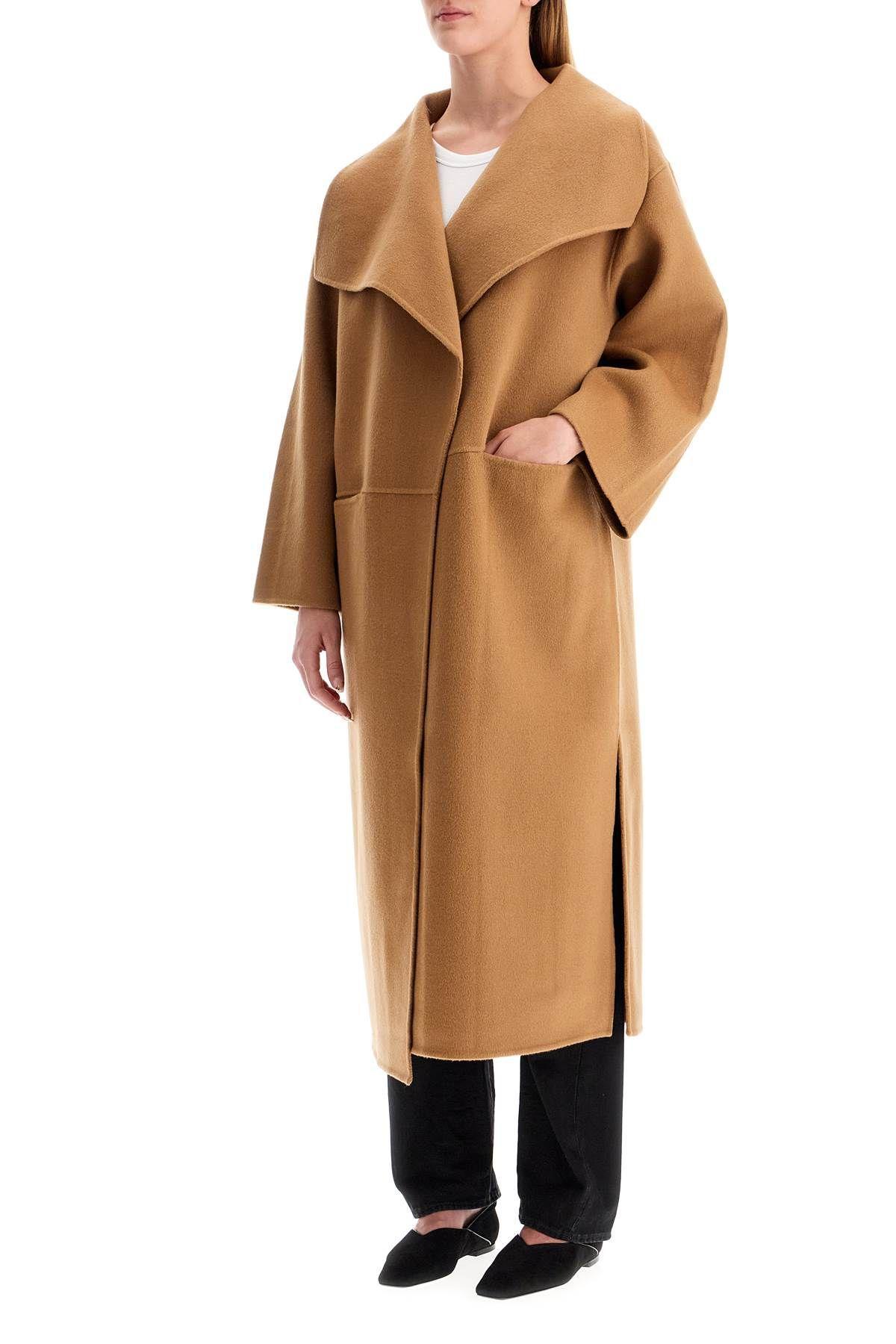 TOTÊME Signature Wool-cashmere Coat In Brown Product Image