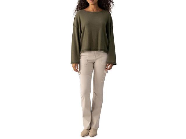 Sanctuary Change Of Scenery Knit Top (Burnt ) Women's Clothing Product Image