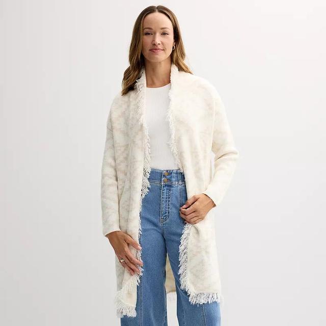 Womens Farmers Market Fringe Cardigan Product Image