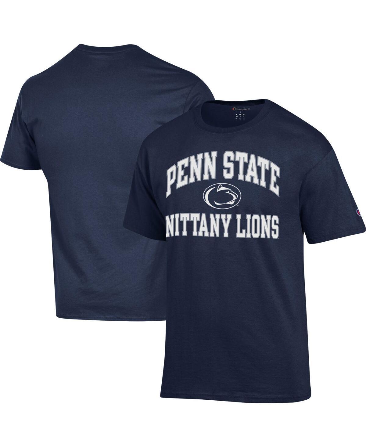 Mens Champion Navy Penn State Nittany Lions High Motor T-shirt Product Image