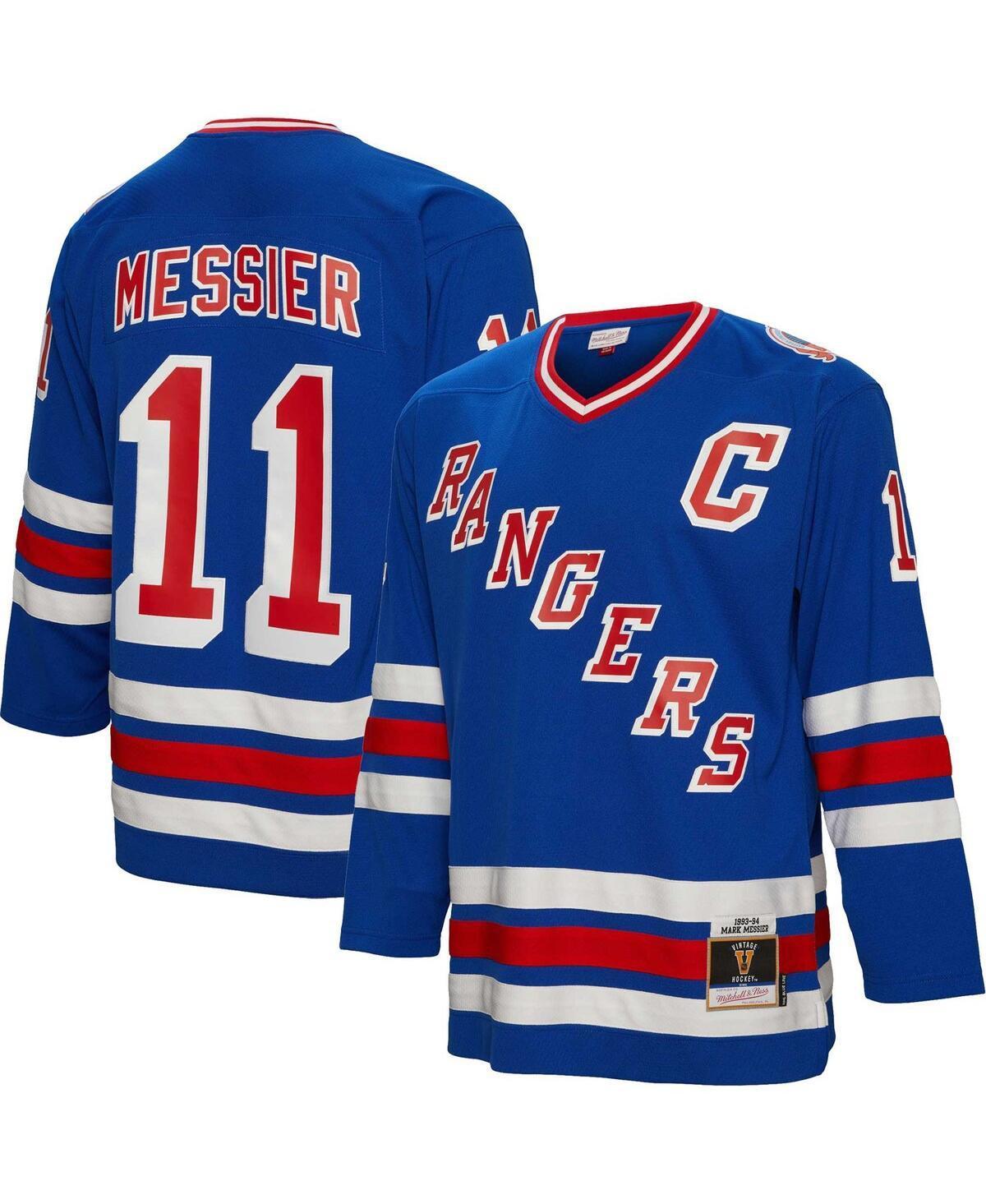 Mitchell & Ness Mens Mark Messier Mitchell & Ness Rangers 1993 Jersey - Mens Black/Black Product Image