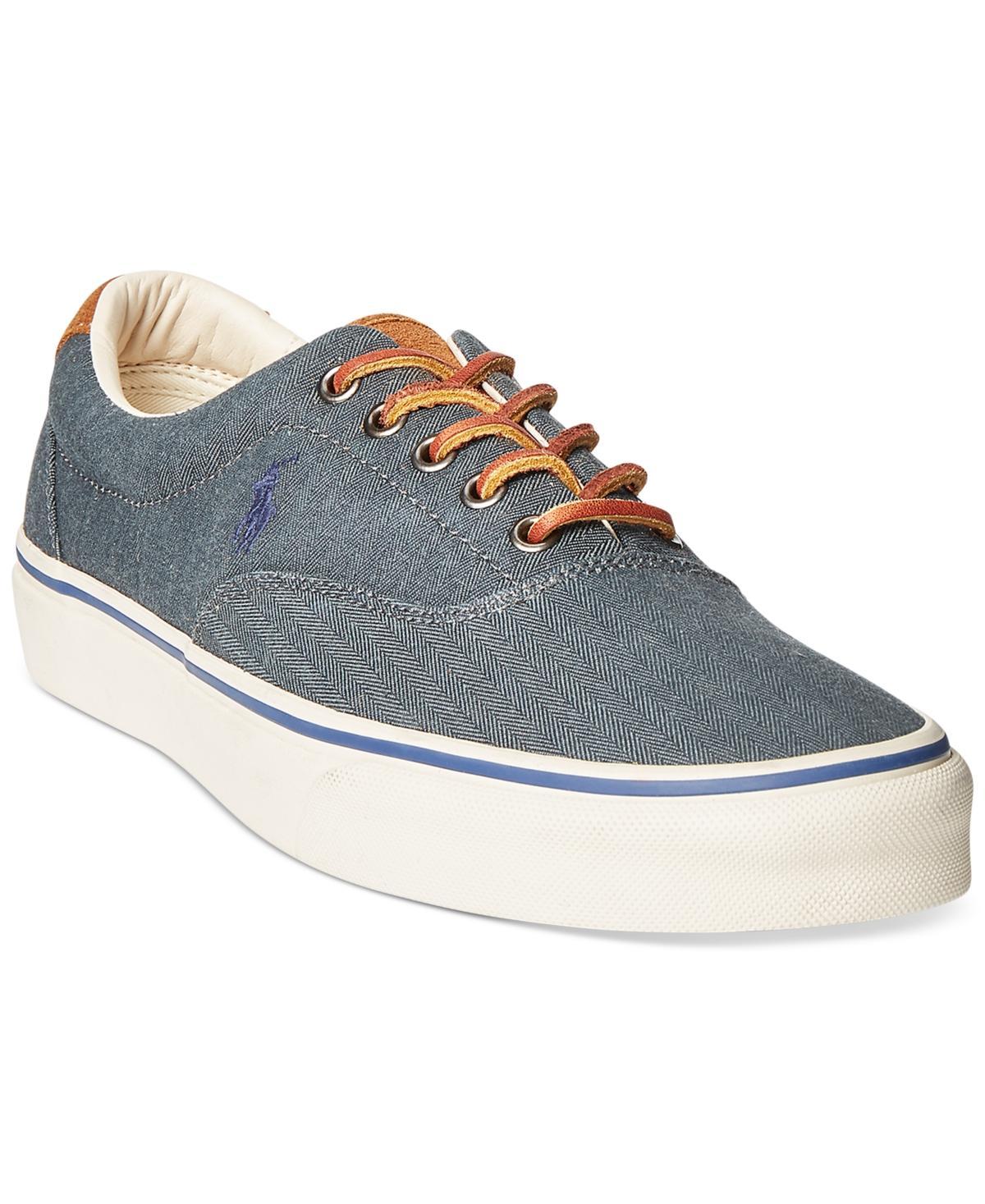 Polo Ralph Lauren Keaton-Pony Sneaker (Denim/Newport Navy) Men's Shoes Product Image