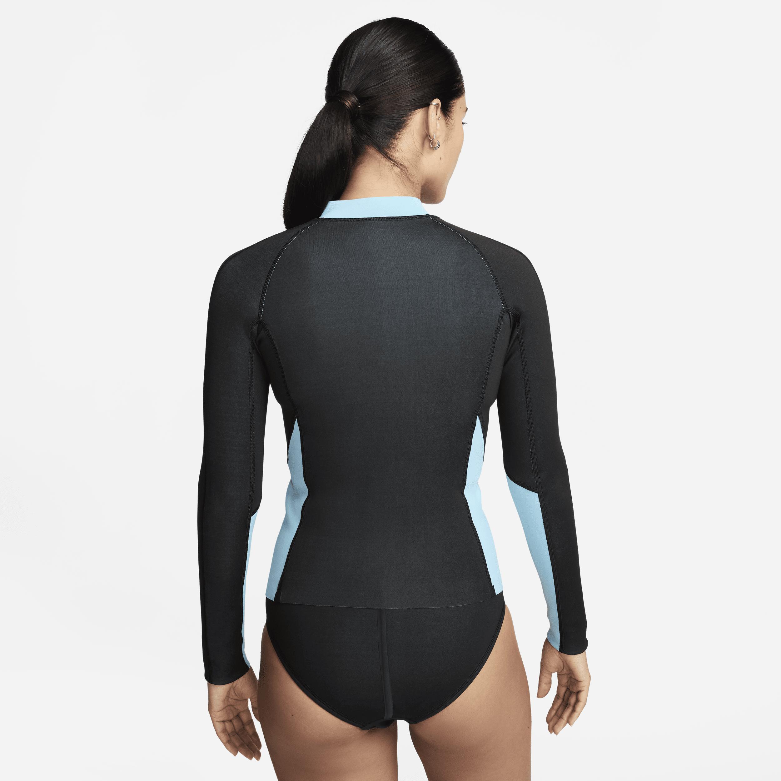 Nike Womens Swim Fusion Long-Sleeve Reversible Zip Shirt Product Image