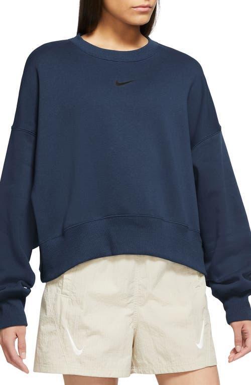 Nike Womens Nike NSW Style Fleece Crew OOS - Womens Product Image