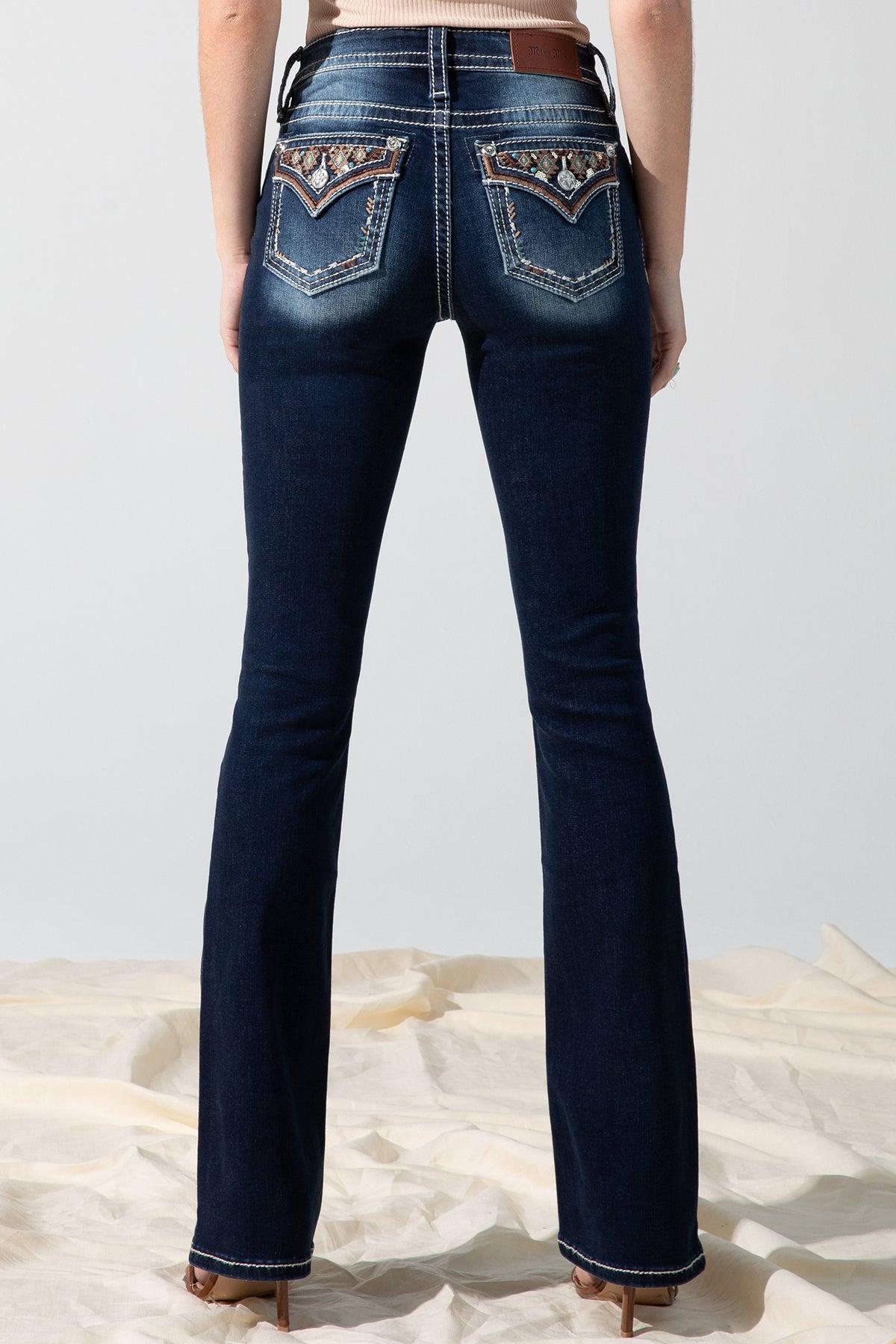 Aztec Accent Bootcut Jeans product image