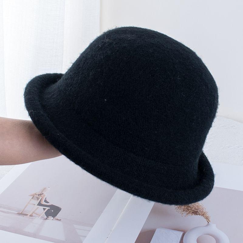 Plain Wool Bucket Hat product image