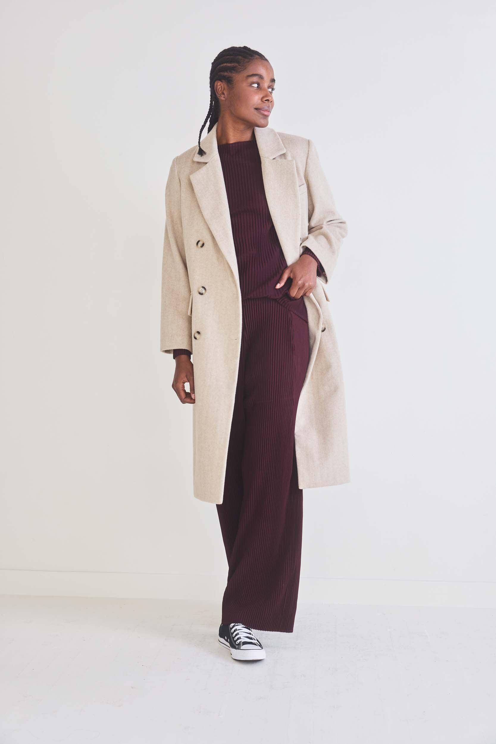 The Soho Long Wool Coat Product Image