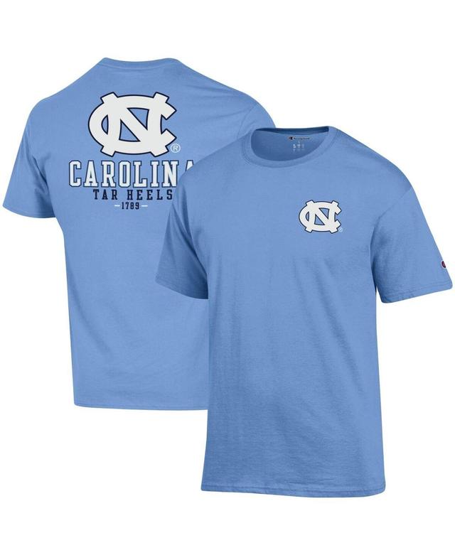 Mens Champion Carolina Blue North Carolina Tar Heels Stack 2-Hit T-shirt Product Image