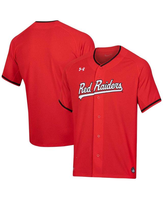 Mens Under Armour Texas Tech Raiders Softball V-Neck Jersey Product Image