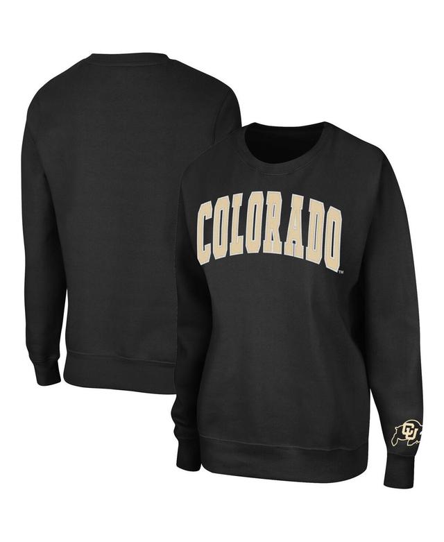 Womens Colosseum Colorado Buffaloes Campanile Pullover Sweatshirt Product Image